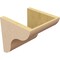 Ekena Millwork 9"W x 9"D x 9"H Wide Carmel Rough Cedar Woodgrain TimberThane Corbel, Primed Tan CORUR09X09X09CARRCPR - alternate 4